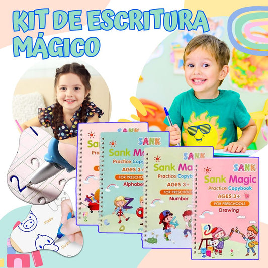 KIT DE ESCRITURA MÁGICO PARA NIÑOS