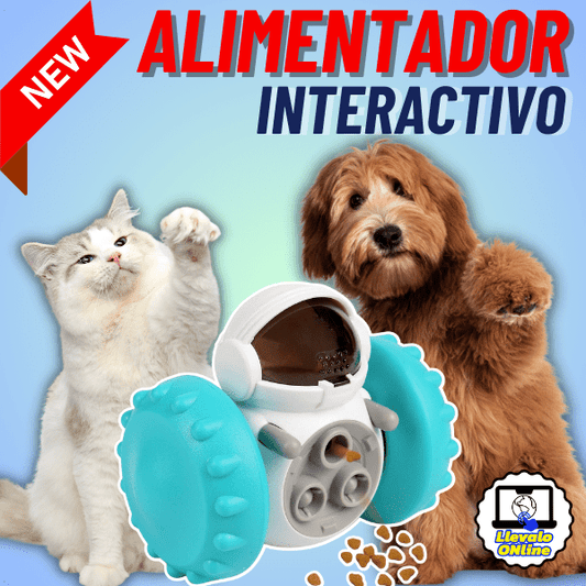 ALIMENTADOR INTERACTIVO 🤖 PARA PERROS Y GATOS 🐶🐱