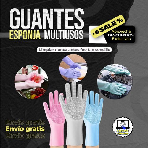 GUANTES ESPONJA MULTIUSOS 🧤